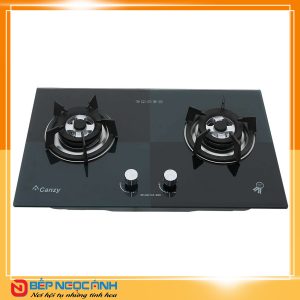 Bếp gas âm 2 lò CANZY CZ 268 XANH ĐEN