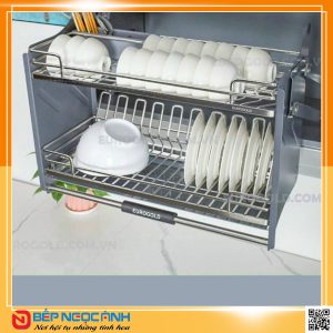 Giá bát đĩa nâng hạ inox 304 nan Oval EPV9070 – Eurogold