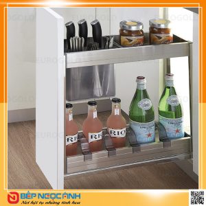 Giá dao thớt chai lọ inox hộp EU1025 – Eurogold