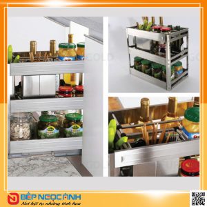 Giá dao thớt chai lọ inox hộp EU1035 – Eurogold