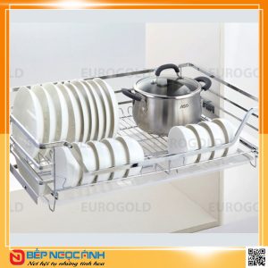 Giá xoong nồi,bát đĩa inox 304 nan dẹt EP90 – Eurogold