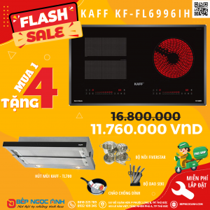 COMBO 31 Bếp điện từ hồng ngoại kết hợp Kaff KF-FL6996IH