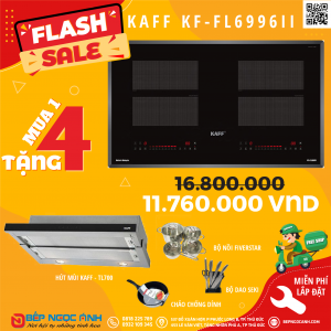 COMBO 30 Bếp điện từ đôi Kaff KF-FL6996II