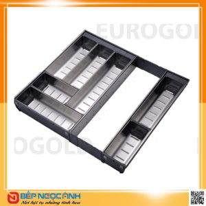 Khay chia thìa dĩa inox 304 mỏ rộng E0645E – Eurogold
