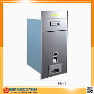 Thùng gạo gương nút nhấn B302 – Eurogold