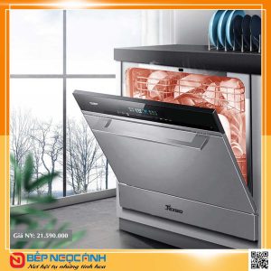 Texgio Dishwasher H595DT08S – 8 Bộ Sấy Khí Nóng