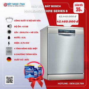 Máy rửa chén độc lập Bosch HMH.SMS8YCI01E