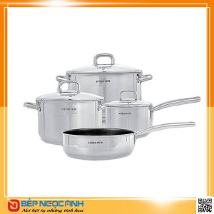 BỘ NỒI 4 MÓN KOCHER LUBECK PRO