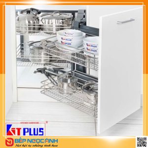 Giá liên hoàn Inox nan tròn Kit Plus DK.16B VIP - L