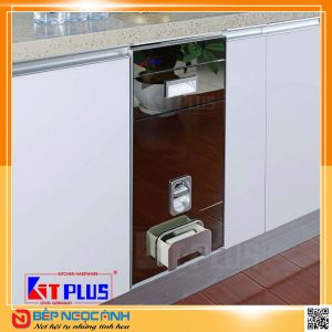 Thùng gạo mặt gương bạc Kit Plus RB.29A