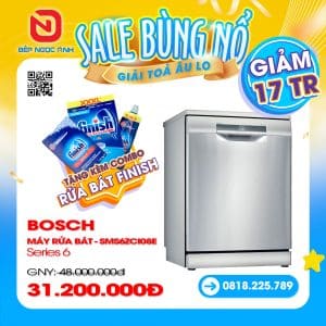 Máy Rửa Chén Độc Lập BOSCH MHM.SMS6ZCI08E | Series 6